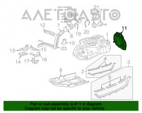 Protecția rezervorului de combustibil pentru Lexus RX400h 06-09