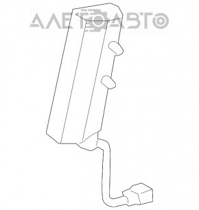 Airbagul pentru scaunul din spate dreapta al modelului Lexus RX350 RX450h 10-15.