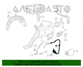 Blocare capac rezervor combustibil Lexus RX350 RX450h 10-15