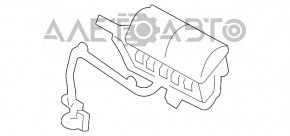 Airbag-ul pasagerului din bordul Lexus GX470 03-09.