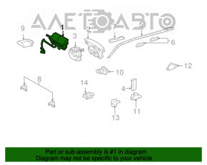 Airbag-ul pasagerului din bordul Lexus GX470 03-09