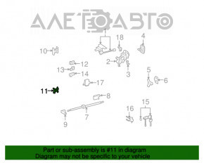 Петля двери багажника верхняя Lexus GX470 03-09