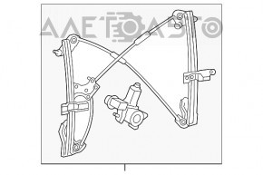 Fereastra electrică a portbagajului asamblată pentru Toyota Sequoia 08-16