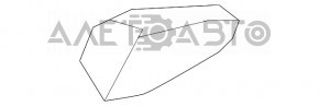 Capacul mânerului exterior dreapta față Lexus LS460 LS600h 07-12 crom