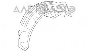 Aripa spate dreapta Toyota Prius V 12-17 defect 7/10.