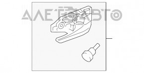 Ручка двери внутренняя передняя левая Toyota Camry v50 12-14 usa царапины