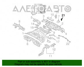 Montarea roții de rezervă sub subwooferul Nissan Rogue 14-20