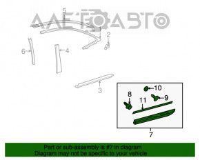 Capac usa inferioara spate dreapta Lexus Hs250h 10-12