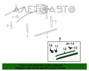 Capac usa inferioara fata dreapta Lexus Hs250h 10-12