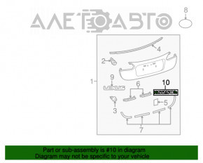 Emblema inscripție HS250H Lexus Hs250h 10-12