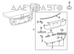 Emblema inscripție HS250H Lexus Hs250h 10-12