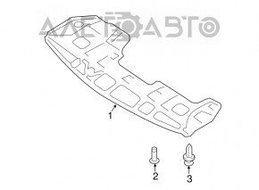 Protecția motorului față Infiniti JX35 QX60 13-15 pre-restilizare