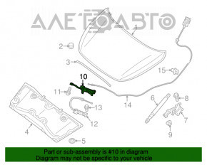 Capota de la Infiniti JX35 QX60 13-