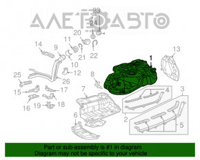 Топливный бак Toyota Highlander 01-07