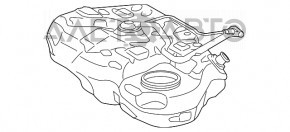 Топливный бак Lexus CT200h 11-17