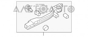 Механизм ручки двери задней левой Honda Civic X FC 16-21 4d с тягой