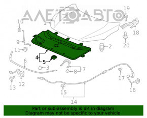 Izolarea capotei Honda Civic X FC 16-21