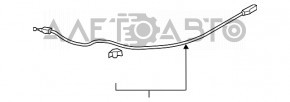 Cablu de deblocare a capotei Honda Civic X FC 16-21 nou original OEM