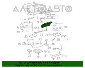 Capac portbagaj frontal superior Lexus ES350 07-12