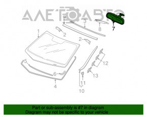 Oglindă interioară pentru Acura MDX 07-13