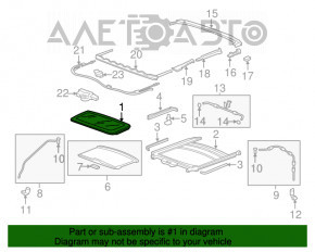 Люк в сборе Acura MDX 07-13