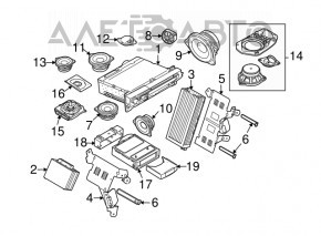 Amplificator BMW X5 E70 07-13