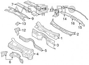 Corpul filtrului de aer pentru BMW 335i e92 07-13 asamblat