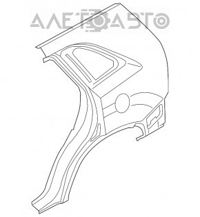 Aripa spate dreapta Kia Sorento 10-15