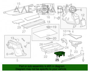 Palet pentru instrumente Lexus CT200h 11-17