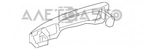 Mânerul ușii exterioare din față dreapta pentru Lexus ES300h ES350 13-18, fără cheie.