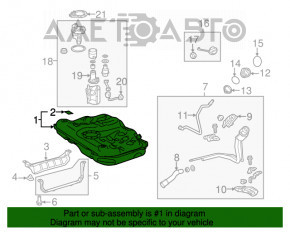 Топливный бак Lexus ES300h ES350 13-18