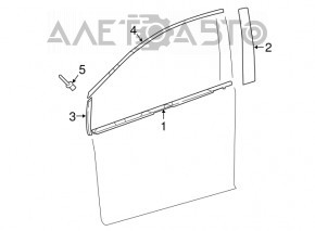 Capac usa fata dreapta Toyota Prius 50 16-