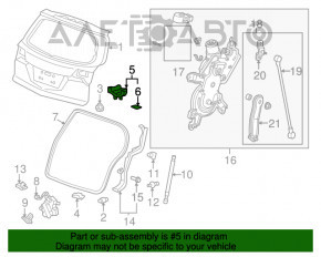 Петля двери багажника левая Acura MDX 07-13