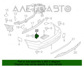 Senzor de parcare spate pentru BMW 335i e92 07-13