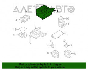 Radio BMW X5 E70 07-13