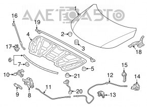 Capota goală Kia Sorento 10-15 argintie 3D, bare