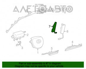 Airbagul scaunului drept al modelului Lexus ES300h ES350 13-18