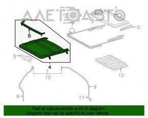 Механизм люка Lexus RX300 RX330 RX350 RX400h 04-09