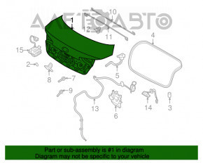 Capac portbagaj Kia Optima 14-15 restilizat