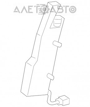 Airbagul de siguranță pentru scaunul din stânga Lexus NX200t NX300 NX300h 15-21