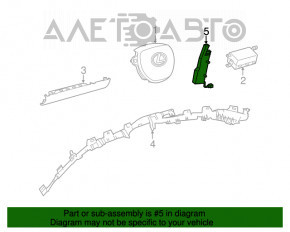 Подушка безопасности airbag сидения правого Lexus NX200t NX300 NX300h 15-21
