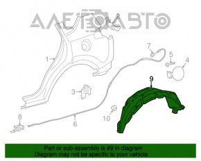 Bara spate stânga Toyota Rav4 13-18 nouă OEM originală