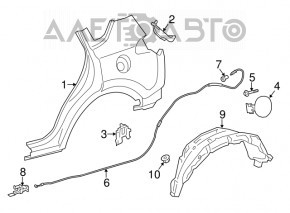 Bara spate stânga Toyota Rav4 13-18 nouă OEM originală