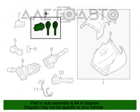 Ключ Toyota Rav4 13-18 3 кнопки