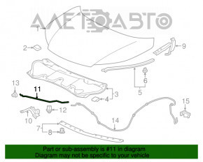 Suport de capot pentru Honda CRV 12-16