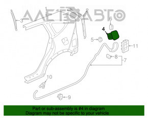 Capacul rezervorului de combustibil Honda CRV 12-16