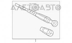 Поводок дворника задний Honda CRV 12-16