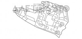 Matura trapezoidală cu motor spate Honda CRV 12-16