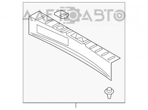 Capac portbagaj Mitsubishi Outlander 14-21