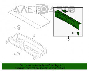 Capac portbagaj Mitsubishi Outlander 14-21